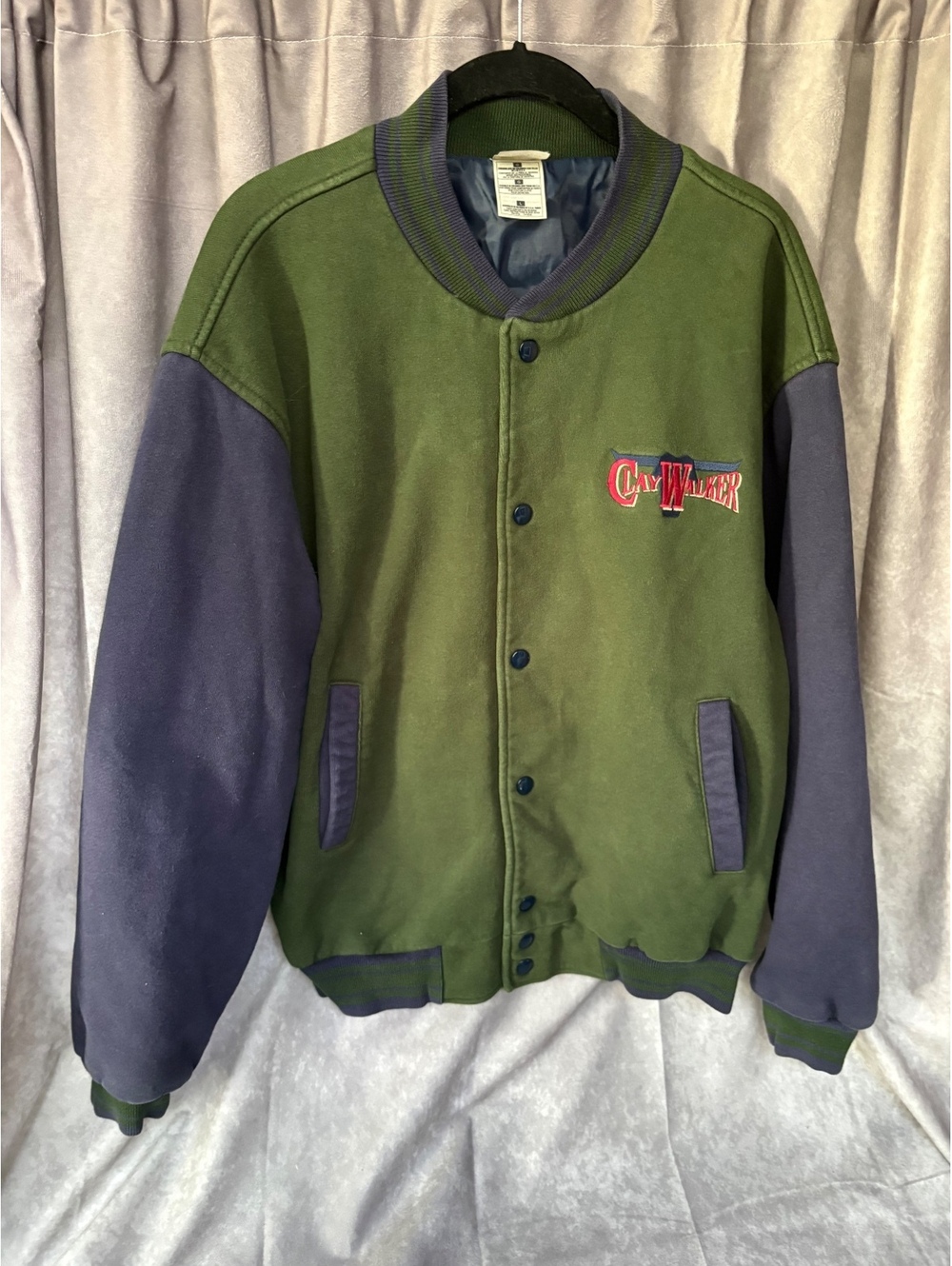 Vintage Clay Walker Blowout Tour Varsity Jacket Fruit of the Loom Large USA